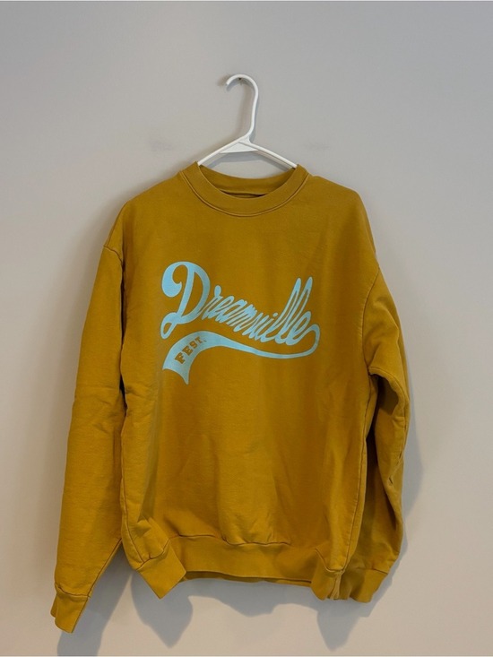 Dreamville Tops - Dreamville Festival Crewneck Mustard Yellow Sweatshirt Size M